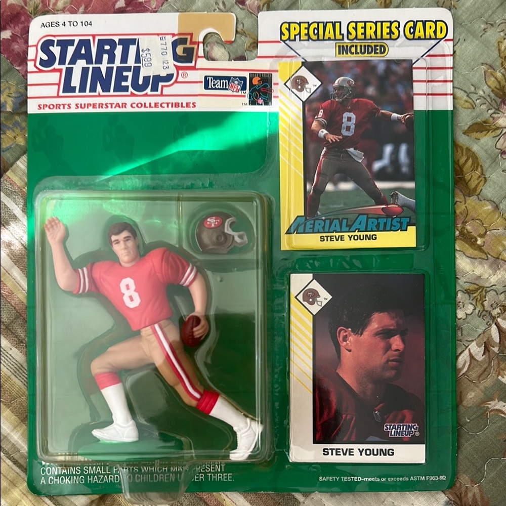 Steve Young Action Figure - Red and White
